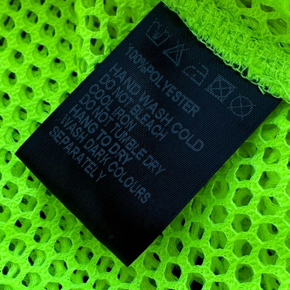 LF The Brand,  Digital Neon Mesh Top size S - Picture 6 of 9